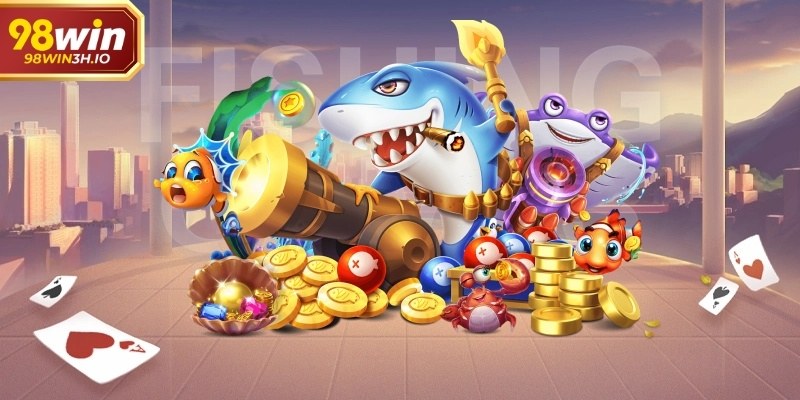 Giao diện và cấu trúc sảnh bắn cá 98win được thiết kế tối ưu cho trải nghiệm liên tục