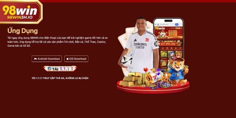 Tải app 98win trên iOS cần xác nhận để sử dụng ổn định